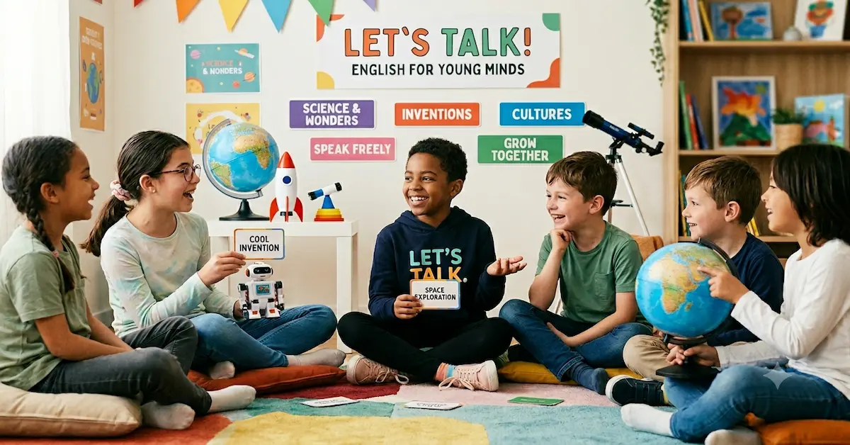 Let’s Talk: A Space for Young Minds to Connect and Speak English Naturally
