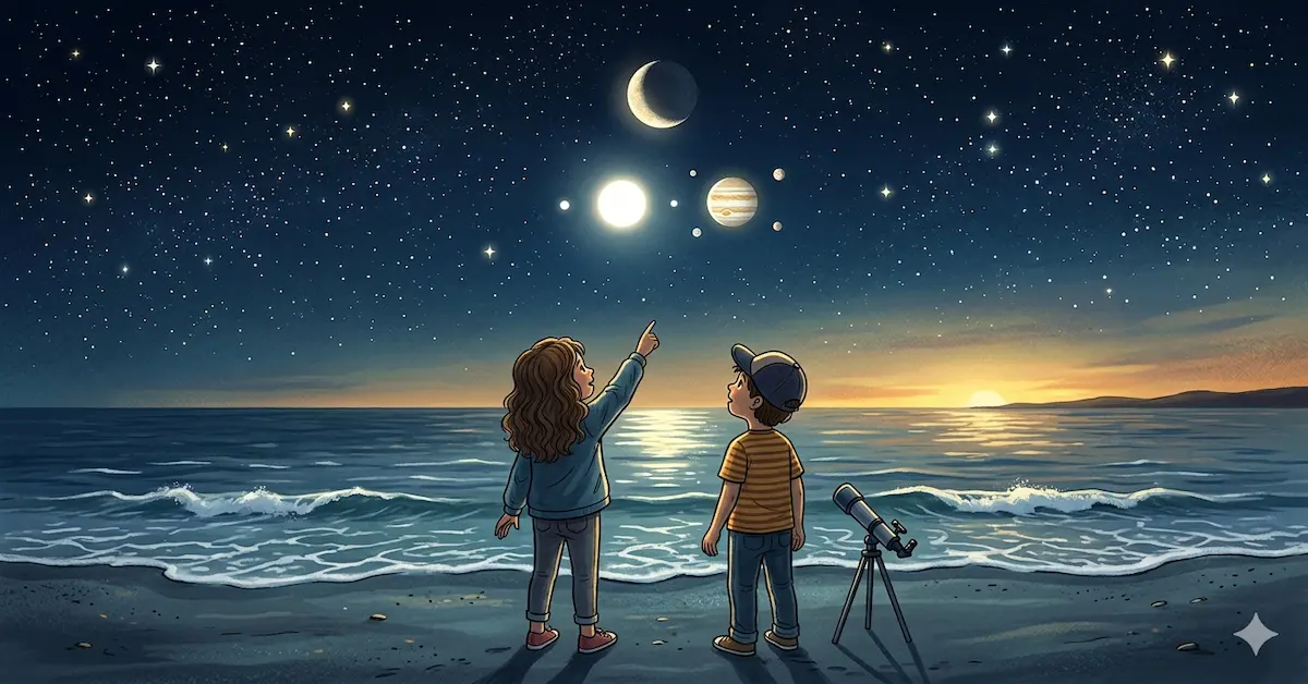 What is the Jupiter and Venus Conjunction for Kids?
