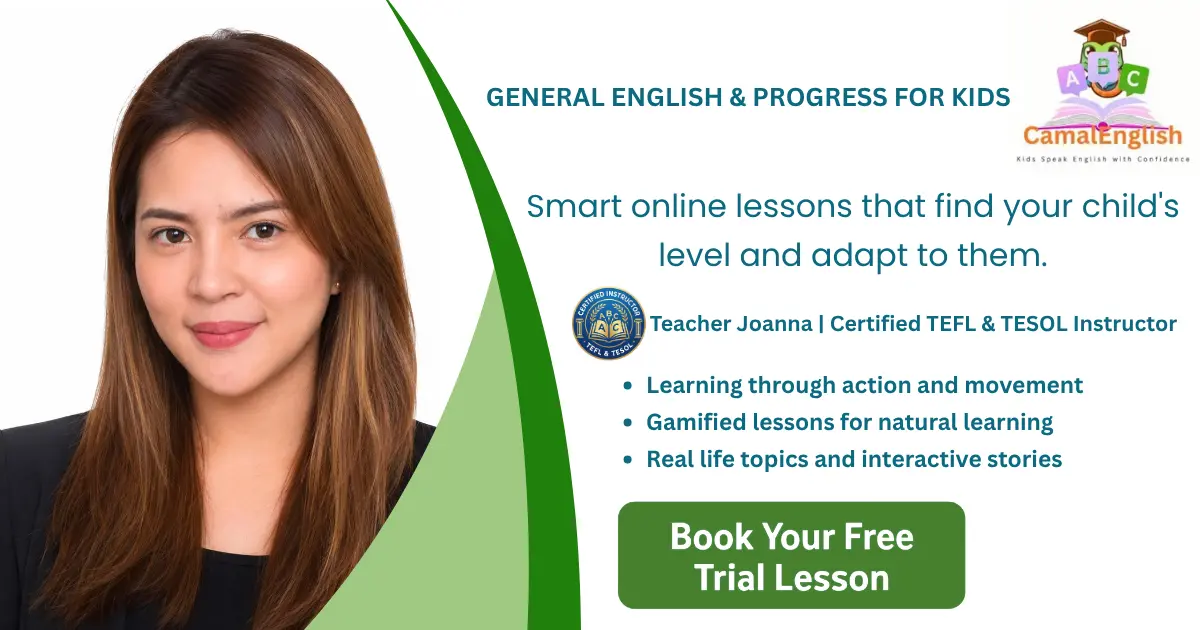 General English & Progress for Kids with Teacher Joanna